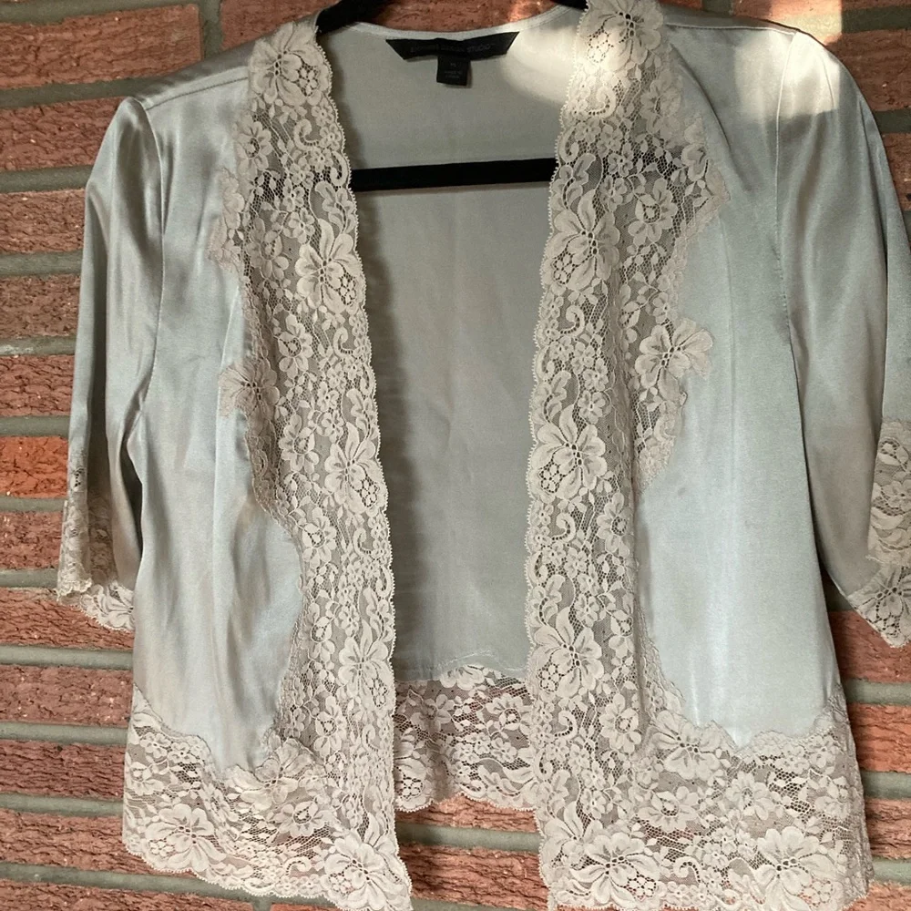 Express Design Studio Silk Cardi - Picture 6 of 7